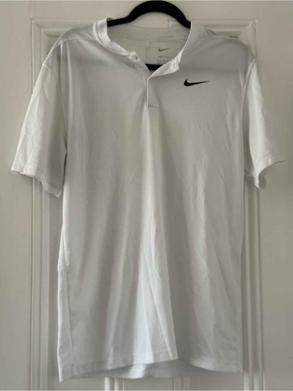 Nike Court Dri-FIT Tennis Blade Polo Shirt White Men’s Size Medium - Picture 2 of 5